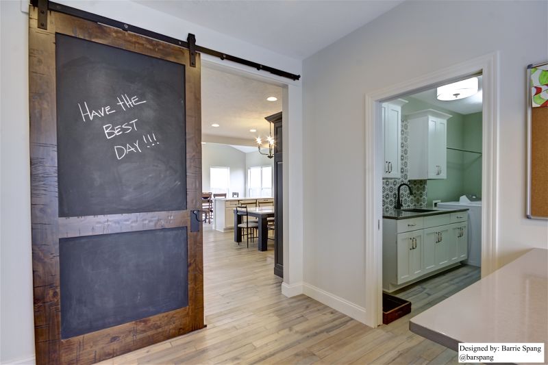 Chalkboard Barn Door Interior & Sliding Barn Doors Rustica